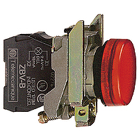 Schneider Electric XB4BVM4 indicador de luz para alarma 230-240 V Rojo