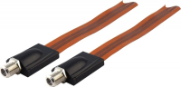 Schwaiger KFF30 531 coax-kabel 0,173 m F-Type Zwart, Rood