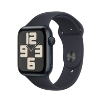 Apple Watch SE OLED 44 mm Digitális 368 x 448 pixelek Érintőképernyő Fekete Wi-Fi GPS (műhold)