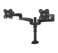 B-Tech Twin Flat Screen Desk Mount with Double Arms