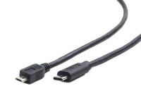 Gembird Kabel / Adapter kabel USB 1 m USB 2.0 Micro-USB B USB C Czarny