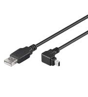 Alcasa USB 2.0 1.8m USB Kabel 1,8 m USB A Mini-USB B Schwarz