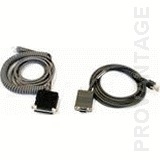 Datalogic RS-232, DB9S, 12', Coiled serial cable 3.66 m DB-9