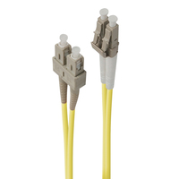 ALOGIC LCSC-20-OS2 kabel optyczny 20 m LC SC Żółty