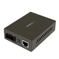 StarTech.com 1000 Mbit/s Gigabit Single-Mode Ethernet Glasvezel Converter SC 15km