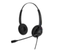 Alcatel-Lucent AH 12 U Headset Bedraad Hoofdband Kantoor/callcenter USB Type-A Zwart