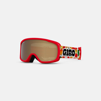 Giro Buster Basic Wintersportbrille Rot Unisex Braun Zylindrische (flache) Linse