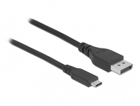 DeLOCK 86037 video kabel adapter 0,5 m USB Type-C DisplayPort Zwart