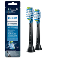 Philips C3 Premium Plaque Defence HX9042/33 Lot de 2 + noir + têtes de brosse à dents soniques