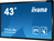 iiyama T4362AS-B1 Signage-Display Interaktiver Flachbildschirm 108 cm (42.5 Zoll) IPS 500 cd/m² 4K Ultra HD Schwarz Touchscreen Eingebauter Prozessor Android 8.0 24/7