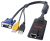 APC KVM-USBVMCAC toetsenbord-video-muis (kvm) kabel Zwart