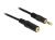 DeLOCK 83766 audio kabel 2 m 3.5mm Zwart
