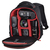 Hama | Mochila para equipo fotográfico, Funda tipo mochila para cámara réflex, compartimientos extraíbles, color negro y rojo