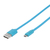 Vivanco 35817 USB-kabel 1 m USB 2.0 USB A Micro-USB B Blauw