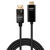Lindy 40914 adapter kablowy 0,5 m HDMI Typu A (Standard) DisplayPort Czarny