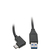 Tripp Lite U428-003-CRA USB-C-zu-USB-A-Kabel (Stecker/Stecker), rechtwinkliges C, USB 3.2 Gen 1 (5 Gbit/s), Thunderbolt 3-kompatibel, 0,91 m