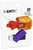 Emtec C350 Brick 2.0 USB flash meghajtó 8 GB USB A típus Fekete, Lila
