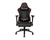MSI MAG CH120X Gaming Chair 'Black and Red leather, Steel frame, Reclinable backrest, Adjustable 4D Armrests, foam, 4D Armrests, Ergonomic headrest pillow, Lumbar support cushion'