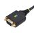 StarTech.com 1P10FFCN-USB-SERIAL seriële kabel Zwart 3 m USB Type-A DB-9