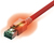 Sacon 442624,3 Netzwerkkabel Rot 3 m Cat6a S/FTP (S-STP)