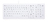 CHERRY AK-C7000 klawiatura Medyczna USB AZERTY Francuski Biały