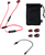 HyperX Cloud-dopjes draadloze hoofdtelefoon (rood-zwart)