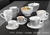 Kaffeegeschirr Cornello grey - 2er-Set Jumbokaffeebecher: Detailansicht 1