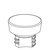 Amphora Deckel für Isolierkanne, 221-2, 222-2 soft peach, Maße: 57 x 57 x 45 mm