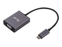 LMP USB-C to VGA adapter, USB 3.1 (m) to VGA (f), aluminum housing, space gray