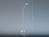 LED Stehlampe Leselampe DENT Messing mit Dimmer - Höhe 150cm