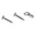 RS PRO Erdanschluss-Winkel 10 mm Druckknopf, 4 mm Druckknopf x 2 Ring-Anschlussklemme Gemäß EN 61340-5-1
