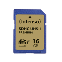 Intenso SDHC Speicherkarte 16 GB UHS-I Premium Class 10