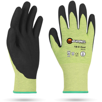 Eureka Schnittschutzhandschuh 18-3 Cool Nitril, Gr. 09, grün/schwarz, EN 388 (3X43C)