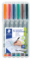 Lumocolor® non-permanent pen 315 Non-permanent Universalstift M STAEDTLER Box mit 6 sortierten Farben
