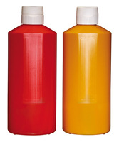 Quetschflasche, rot Ø 9,5 cm, H: 25,5 cm , Rot
