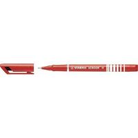 Stabilo Sensor Fineliner Pen 0.8mm Line Red (Pack 10)