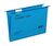 Rexel Crystalfile Extra (Foolscap) 15mm Polypropylene V-Based Suspension File Blue (Pack 25)