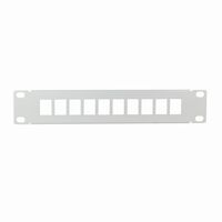 10" Keystone Panel für 10 Stecker, hellgrau, LogiLink® [ACT107]