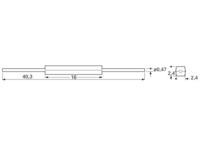 Näherungsschalter, Leiterplattenmontage, 1 Schließer, 10 W, 200 V (DC), 0.5 A, E