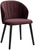 Stuhl Ambrosia; 54x59x82 cm (BxTxH); Sitz violett, Gestell schwarz
