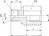 6996-R1/4-M12X1,5 Übergangsstutzen