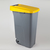 Mülltonne 110 Liter mit Deckel 420 x 570 x 880 mm Kunststoff gelb