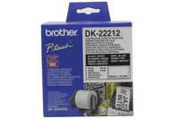 DK22212 WHITE CONTINUOUS FILM TAPE 62MM - MOQ 3 QL 500/550 White Continous Plastic Film 62 mm x 15,24m Bänder zur Etikettenherstellung