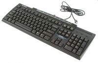 Keyboard (TURKISH) 339805-141, Standard, Wired, USB, Black Tastaturen