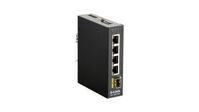 5 Port Unmanaged Switch with 4 x 10/100/1000BaseT(X) ports & 1 x 100/1000BaseSFP ports Netwerk Switches
