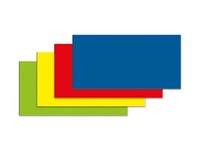 Smit Visual Supplies Symbool Rechthoek, Magnetisch, 30 x 60 mm, Groen (pak 5 stuks)