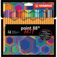 Fineliner point 88 Etui Arty VE=24 Farben
