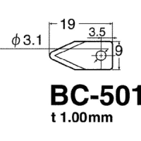 Ersatzklingen BC 501 P für Kreisschneider C3000GP VE=2 Stück