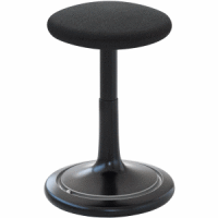 Sitz- und Stehhocker Classic tall 55-77cm Kvadrat remix schwarz/anthrazit/silber