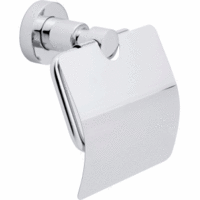 WC-Papierhalter Loxx m. Deckel verchromt inkl. Klebelösung